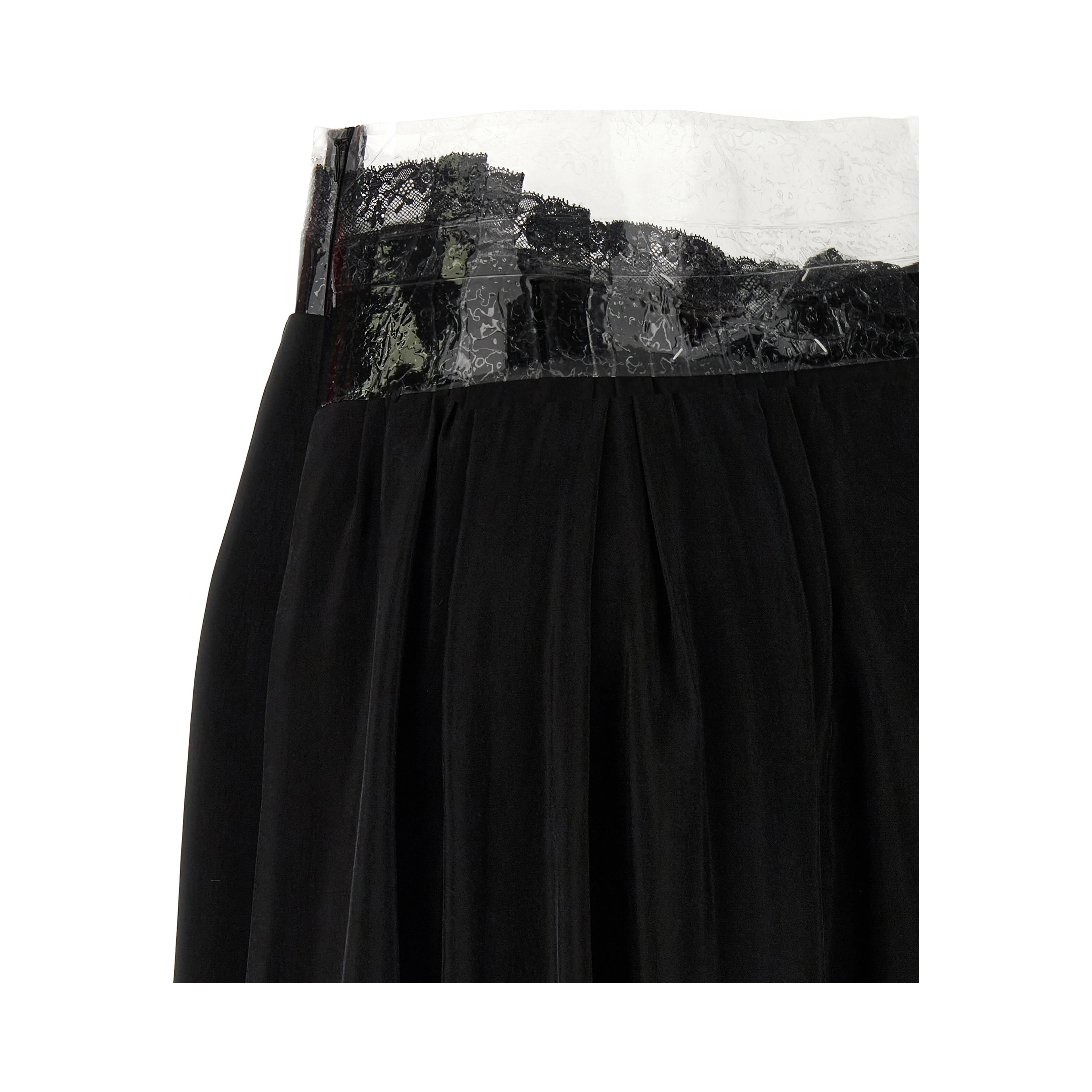 Black Copper Mini Skirt