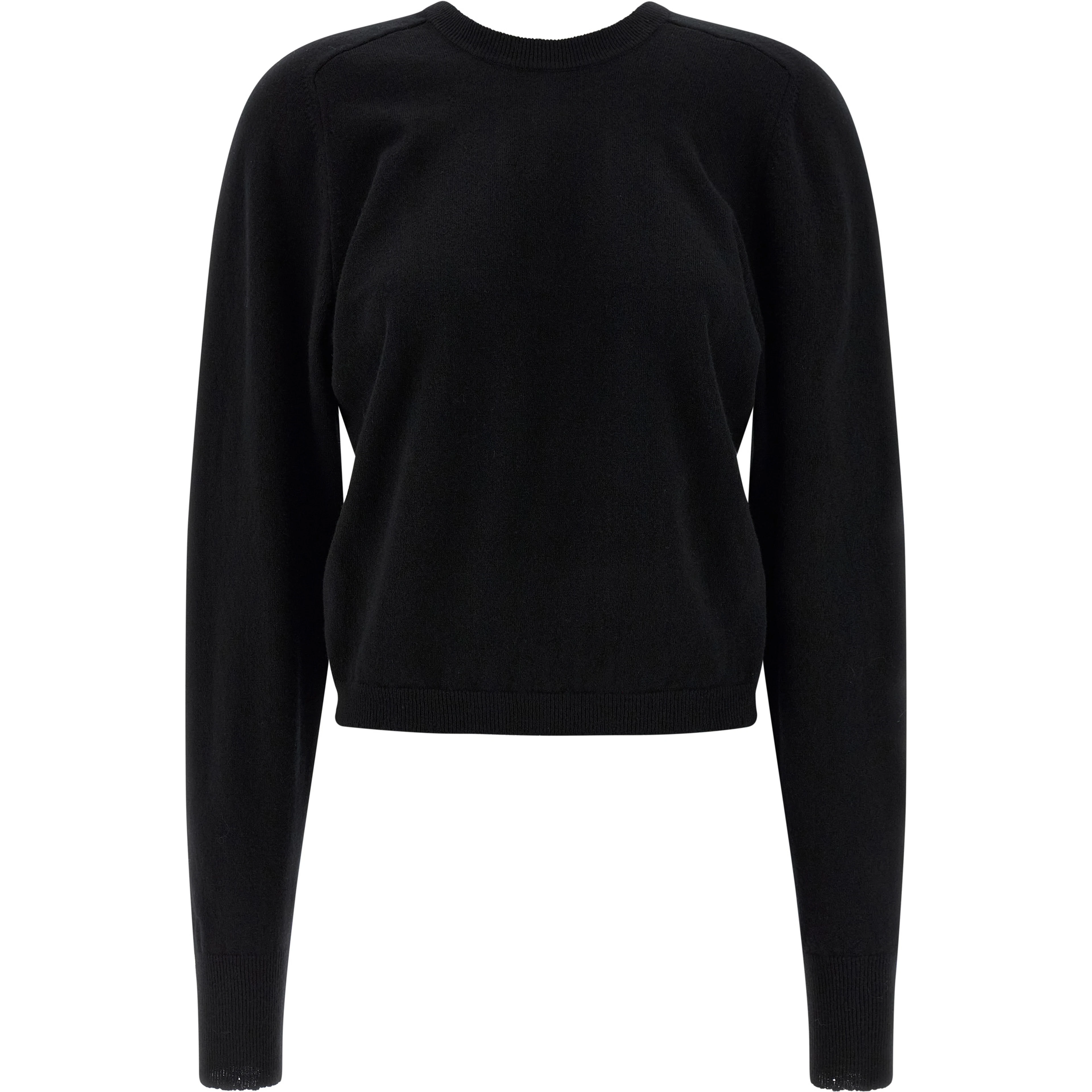 Black Virgin Wool Cardigan