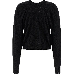 Black Virgin Wool Cardigan