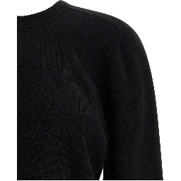 Black Virgin Wool Cardigan