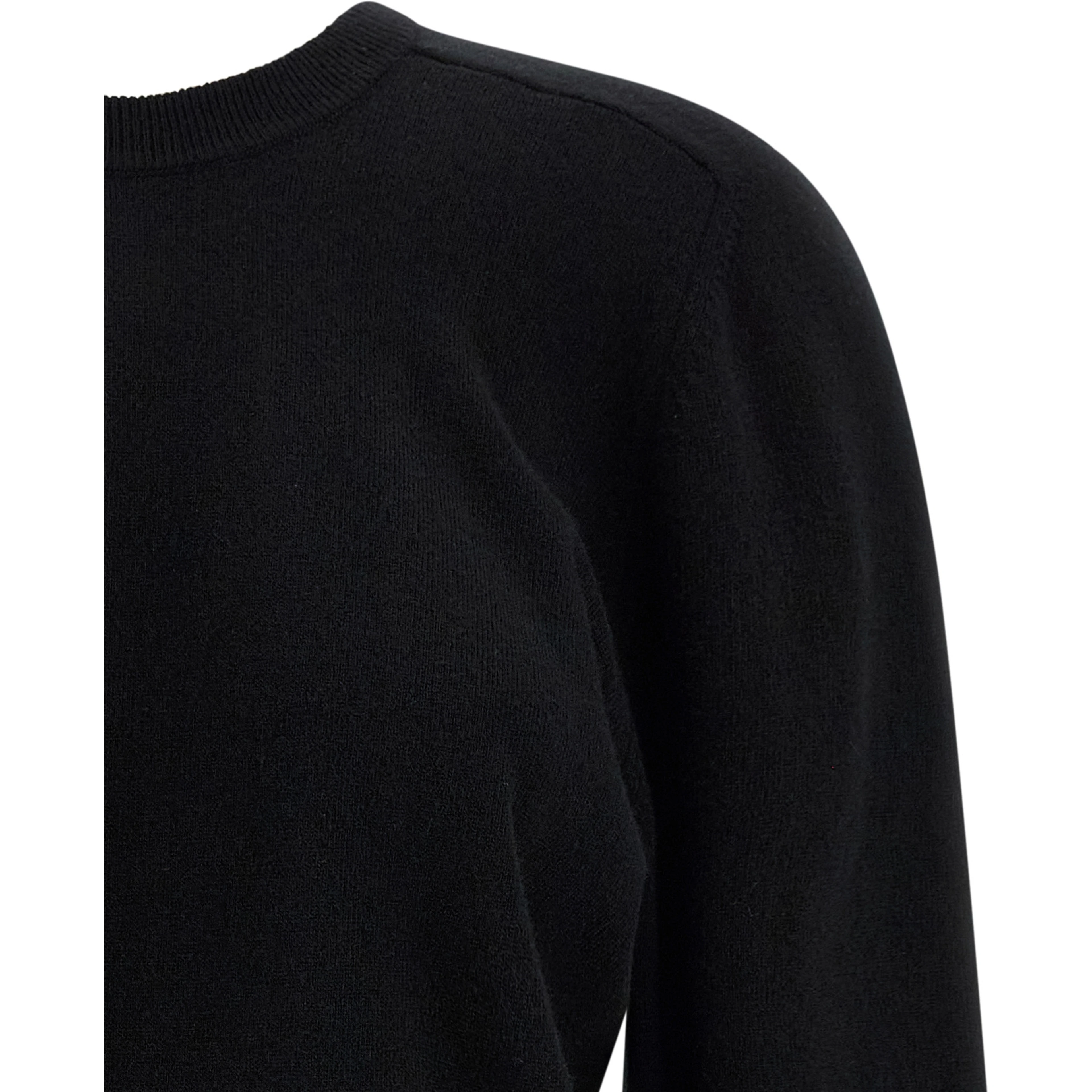Black Virgin Wool Cardigan