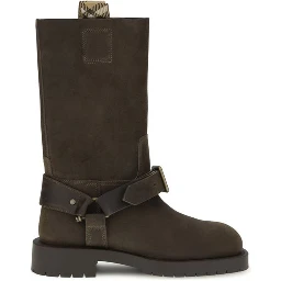Suede Saddle boots