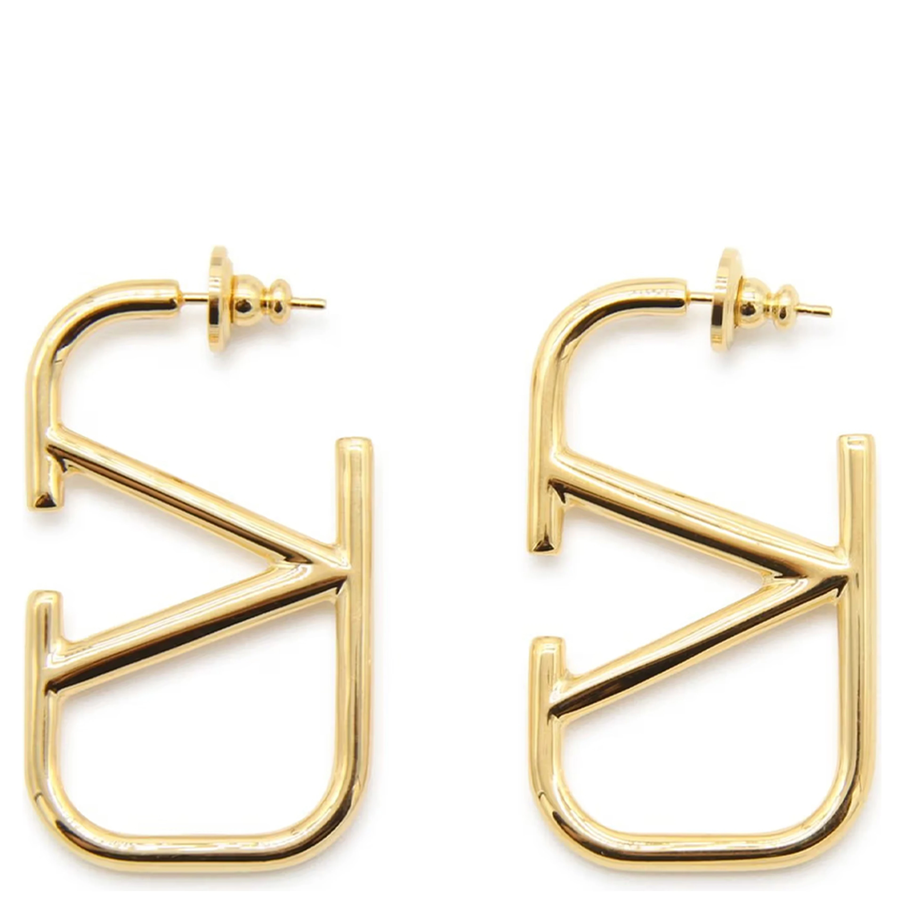 VLogo Signature metal earrings