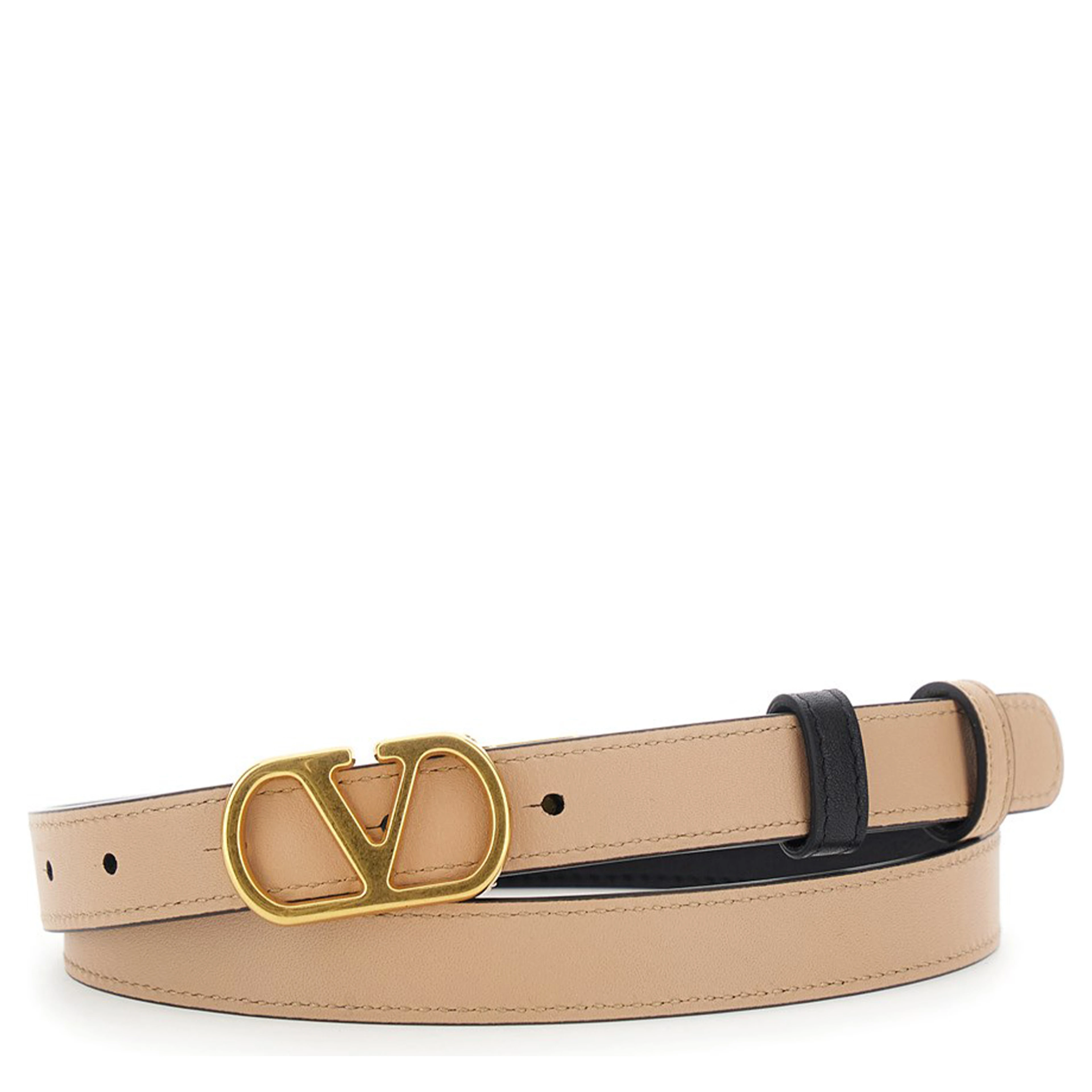 Valentino Garavani VLogo Signature reversible leather belt