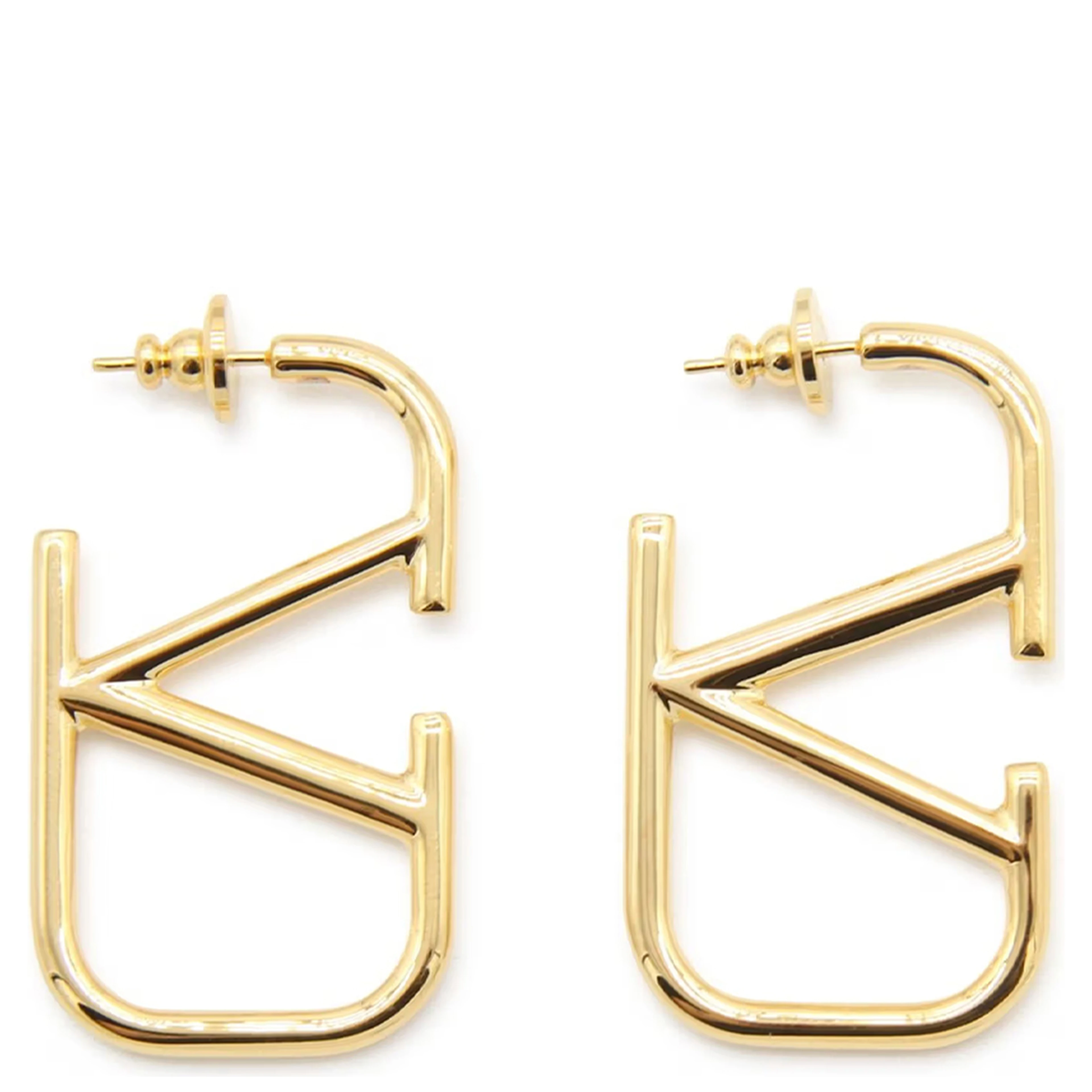 VLogo Signature metal earrings