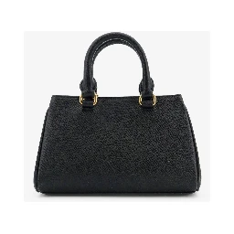VLogo Signature mini bag in grainy calfskin