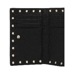 Rockstud zip cardholder