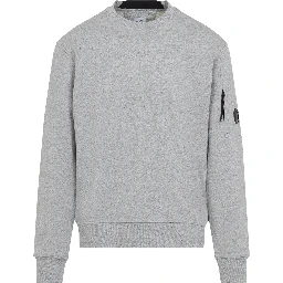 DIAGONAL RAISED FLEECE CREWNECK