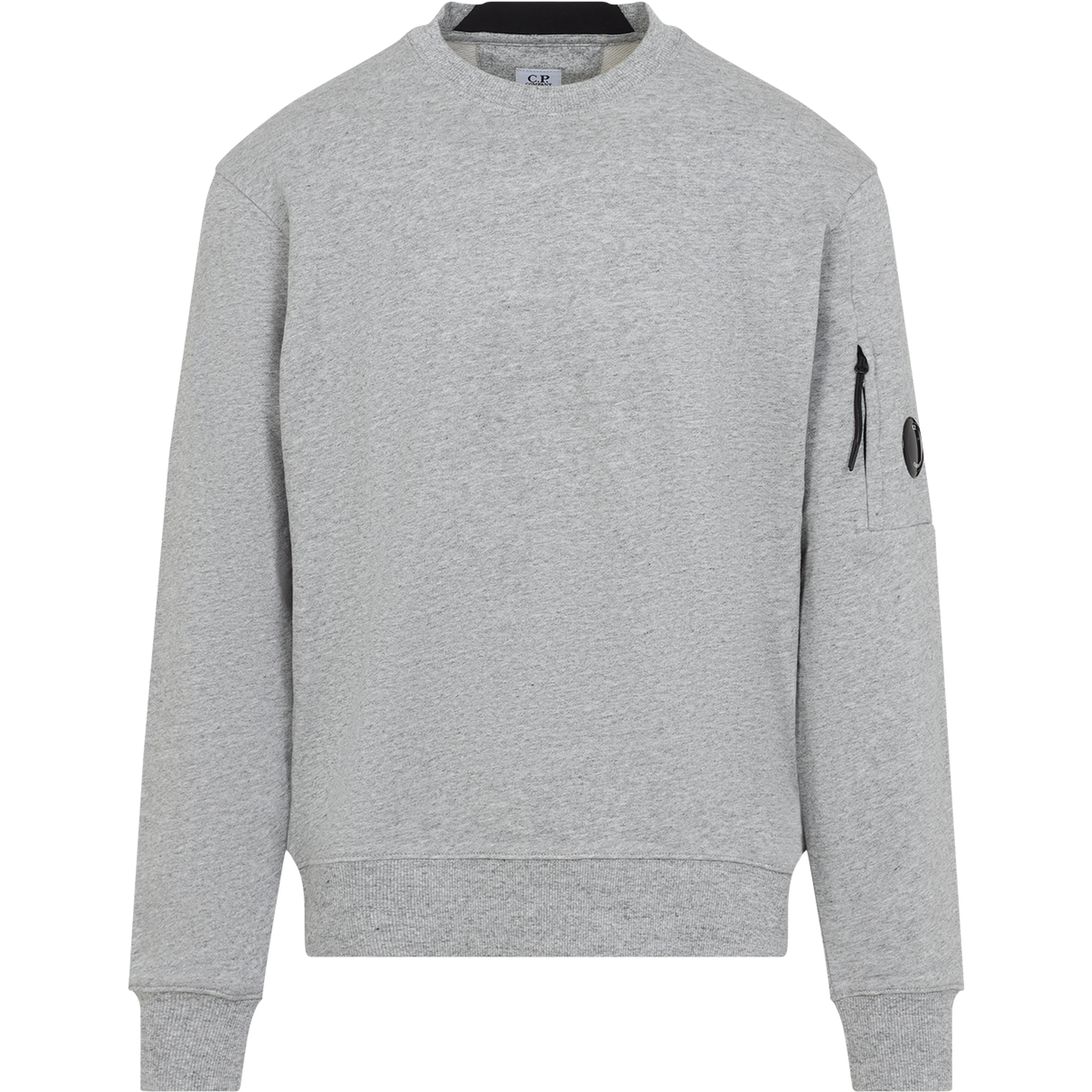 DIAGONAL RAISED FLEECE CREWNECK