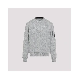 DIAGONAL RAISED FLEECE CREWNECK