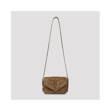 Saint Laurent Suede Lou Lou Shoulder Bag