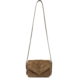 Saint Laurent Suede Lou Lou Shoulder Bag