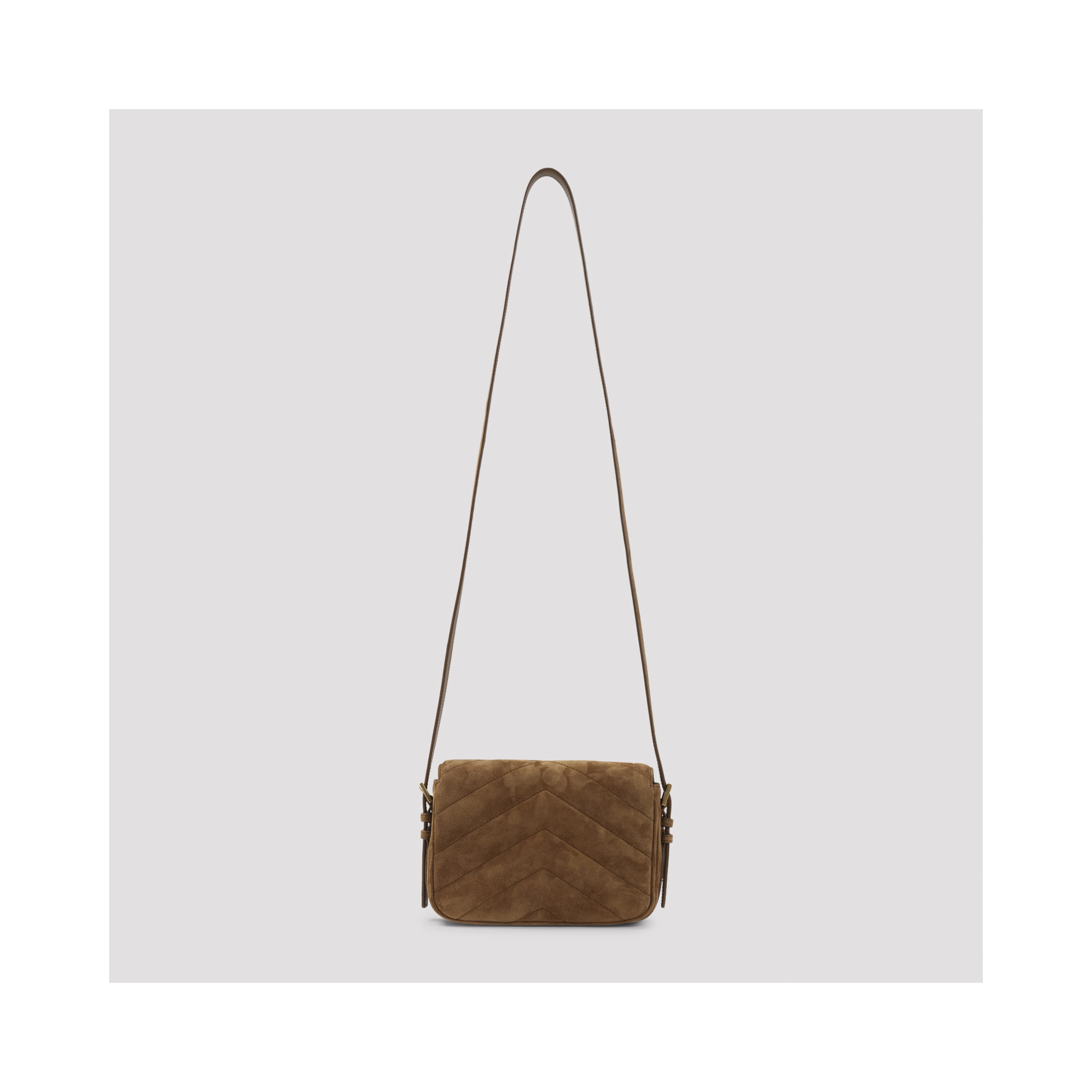 Saint Laurent Suede Lou Lou Shoulder Bag
