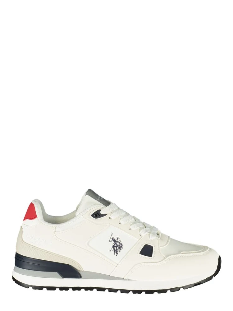 White Polyurethane Mens Sneaker