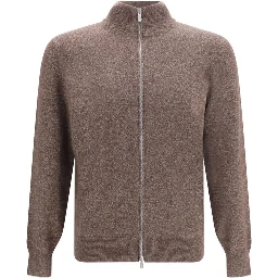 Brown Cashmere Cardigan