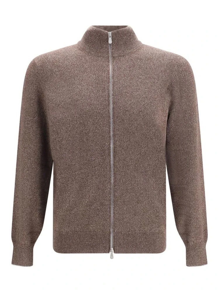 Brown Cashmere Cardigan