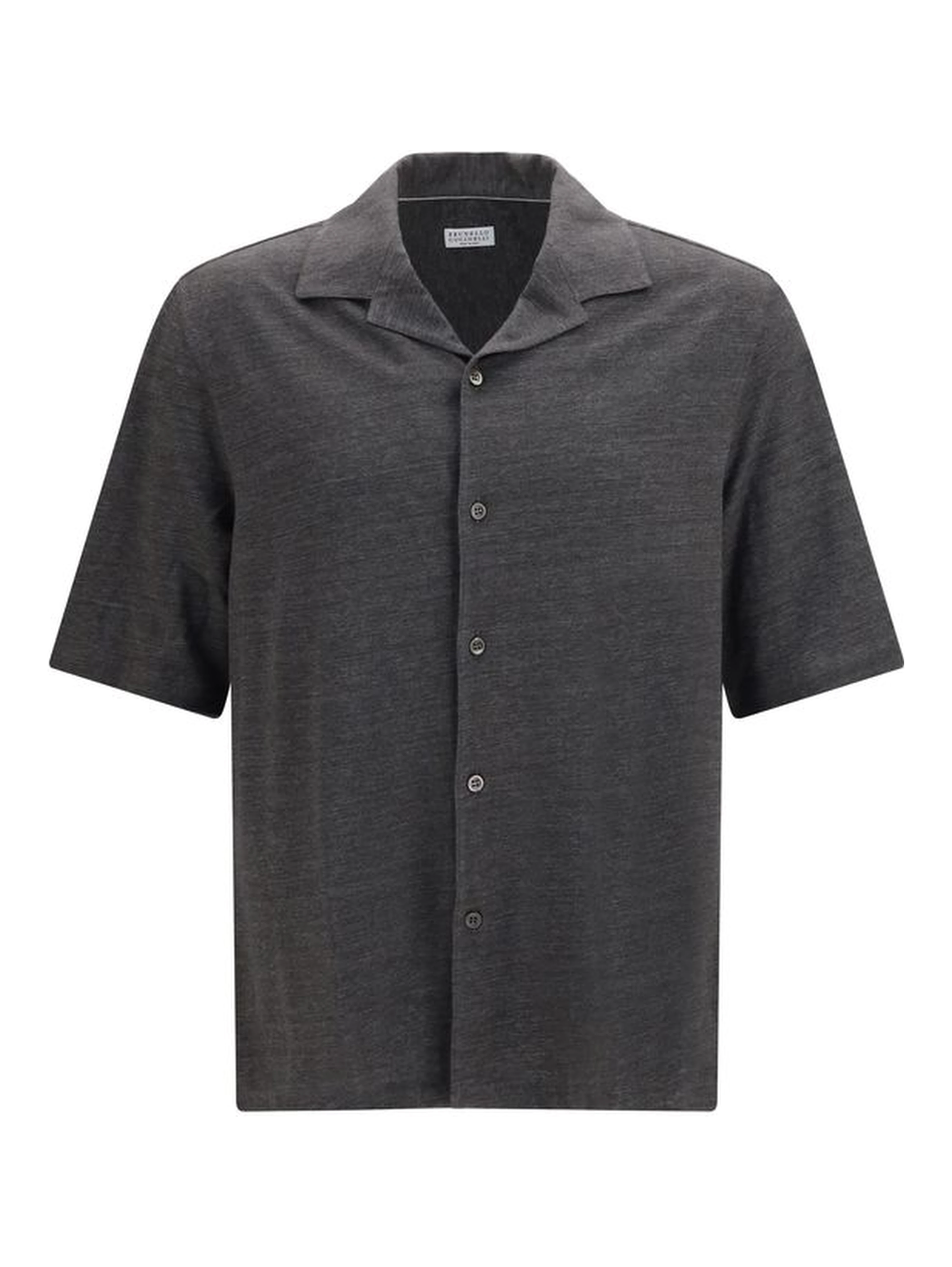Gray Linen Shortsleeve Shirt