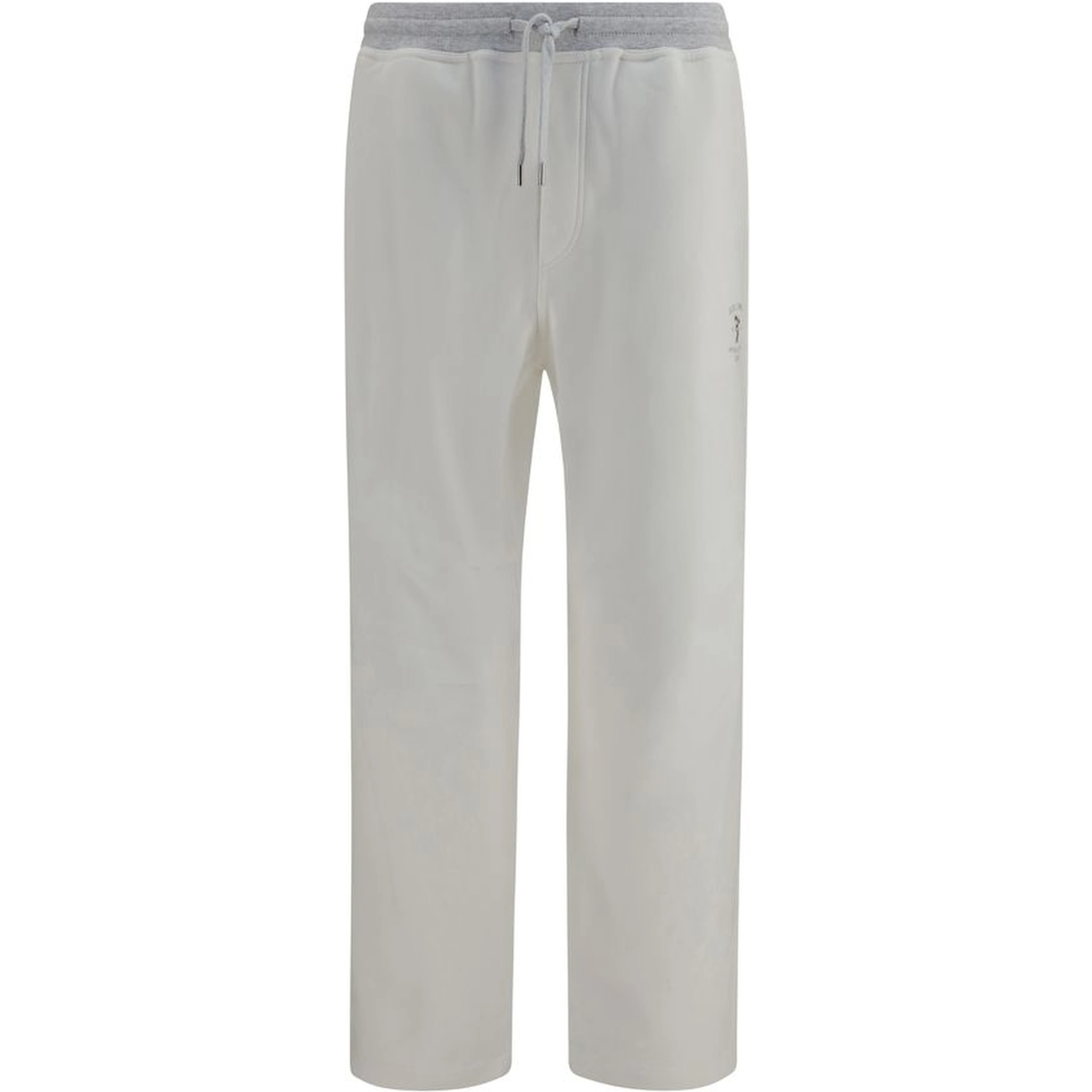 White Cotton Casual Pants