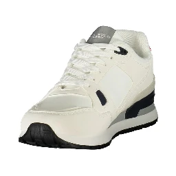 White Polyurethane Mens Sneaker