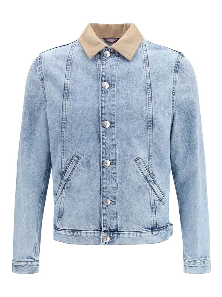 Blue Cotton Denim Jacket