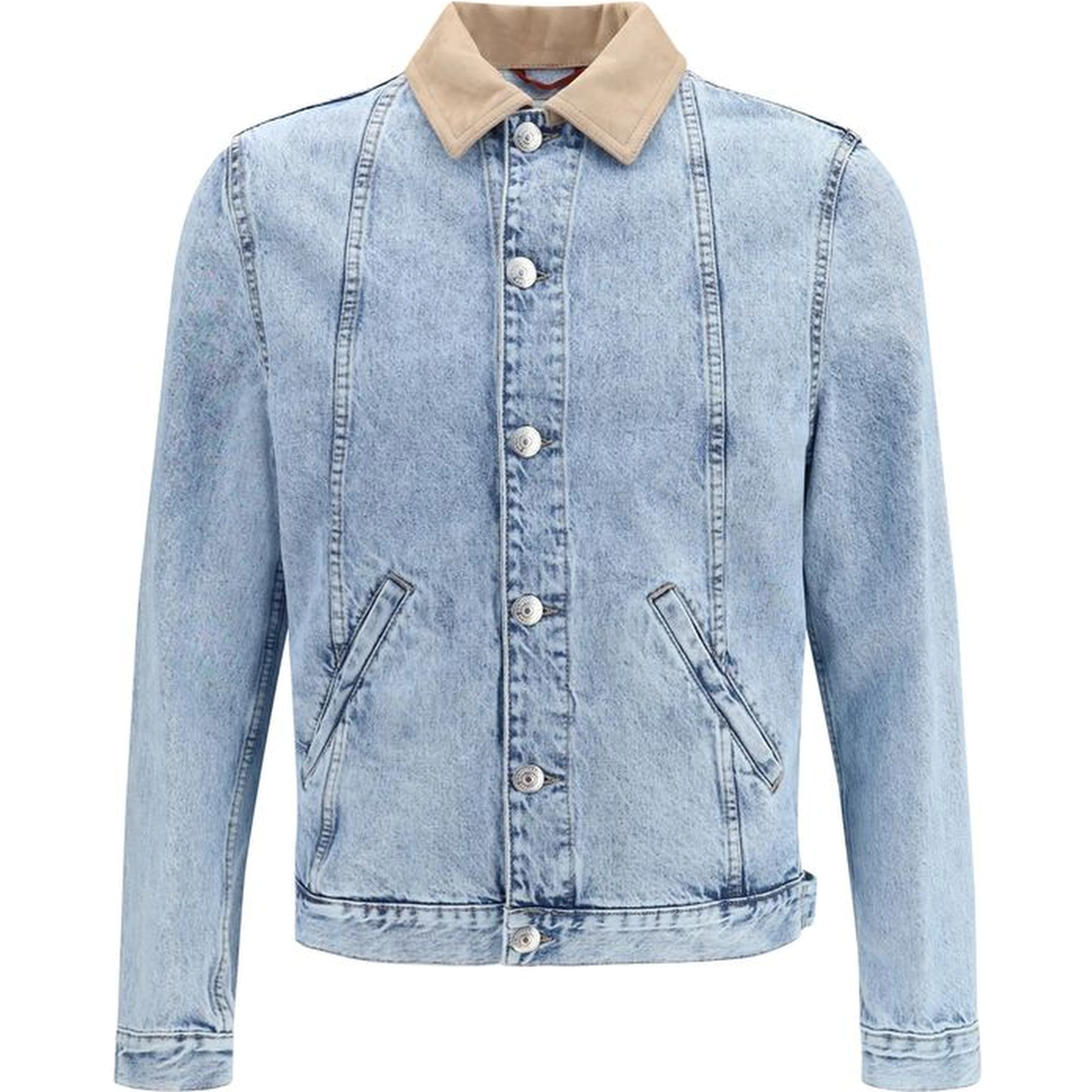 Blue Cotton Denim Jacket