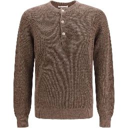 Brown Linen Sweatshirt