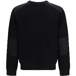 Black Nylon Sweatshirt