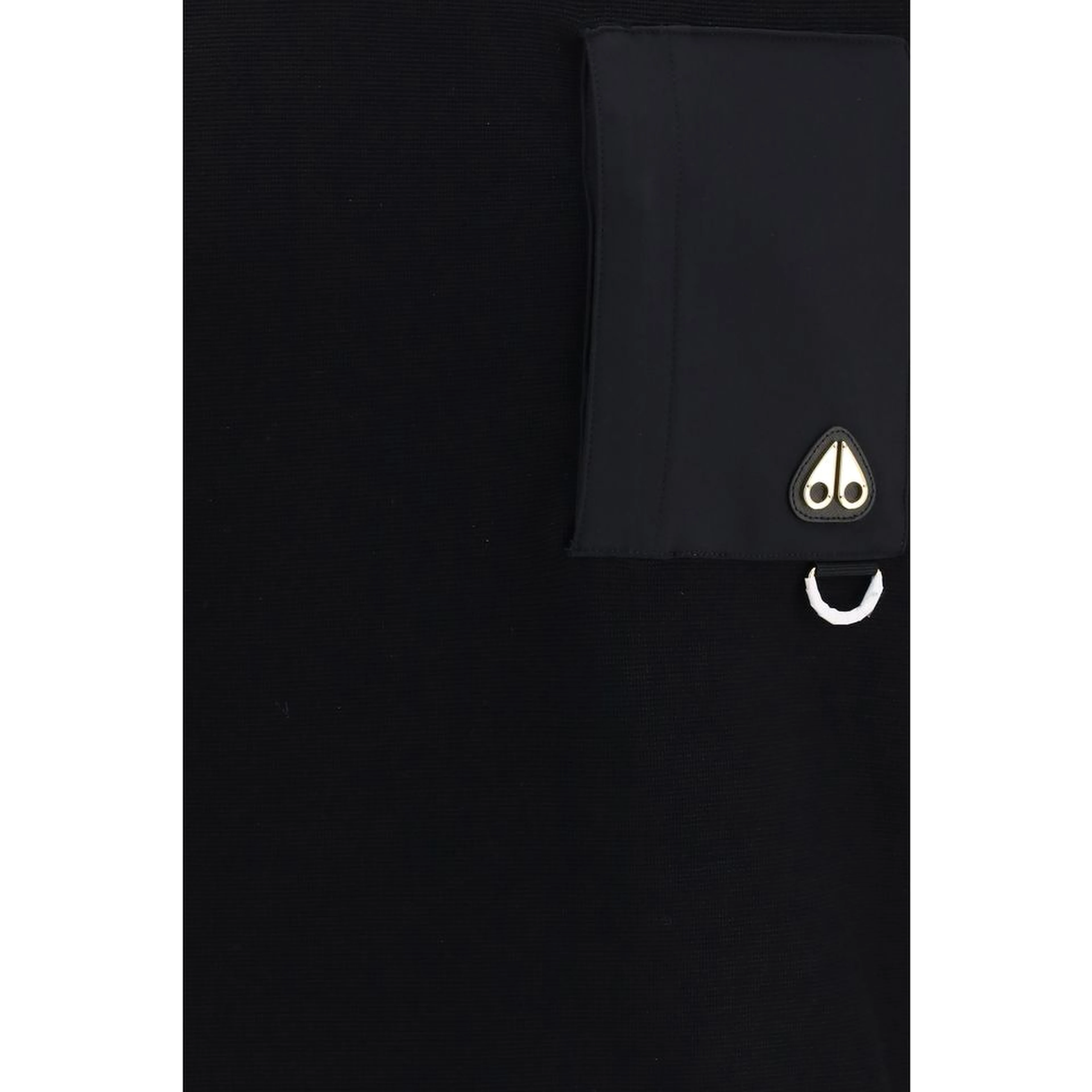 Black Nylon Sweatshirt