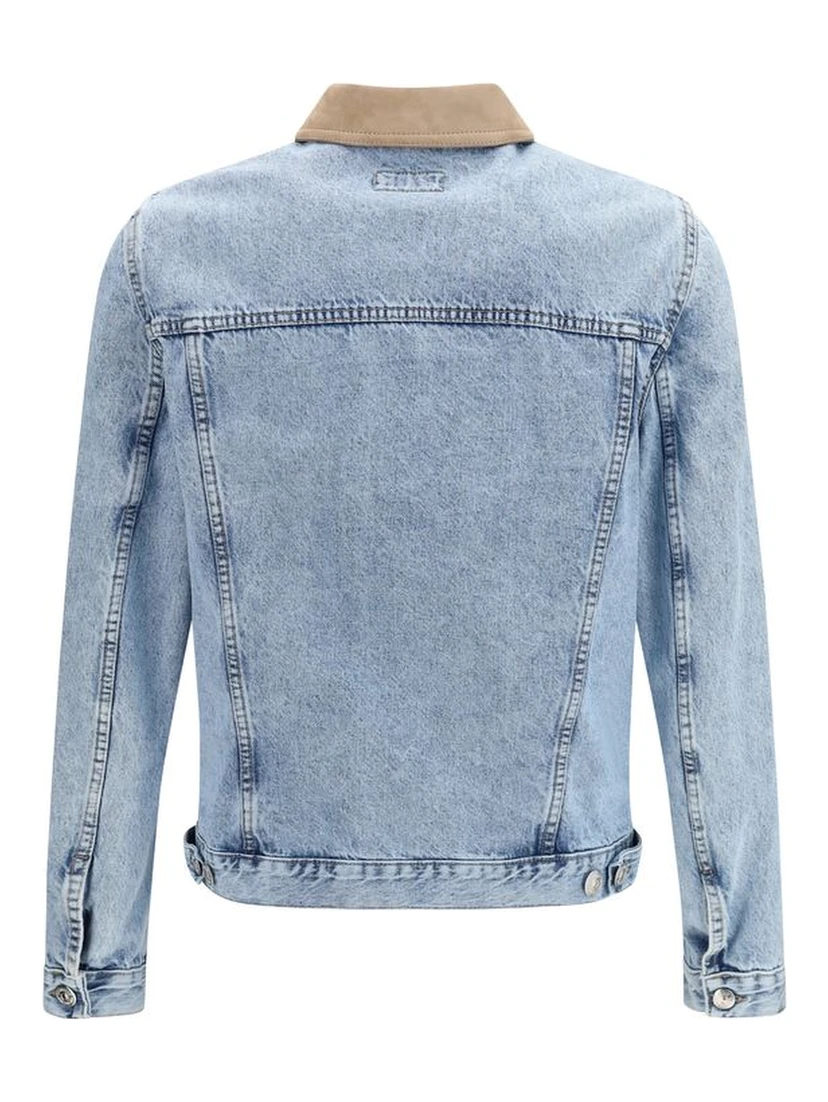 Blue Cotton Denim Jacket
