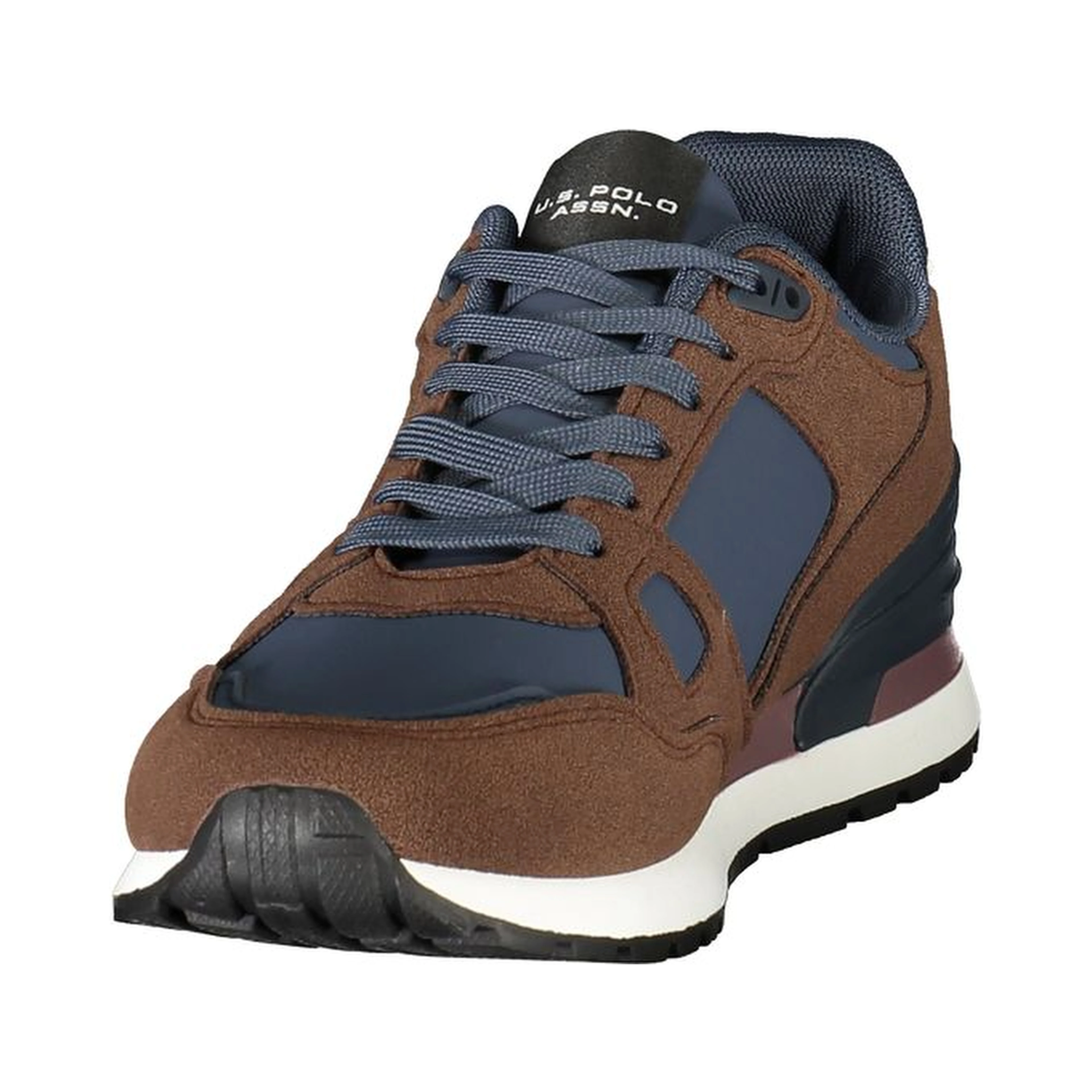 Brown Polyurethane Men's Sneaker