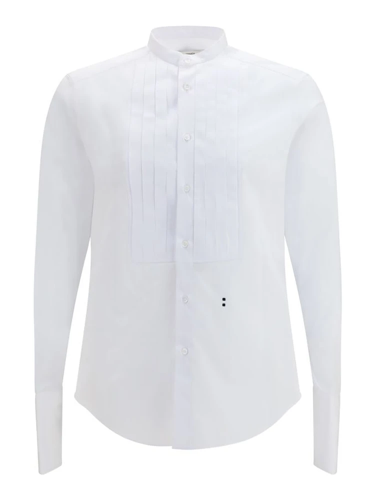 White Cotton Dress Shirt