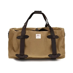 Beige Cotton Shoulder Bag