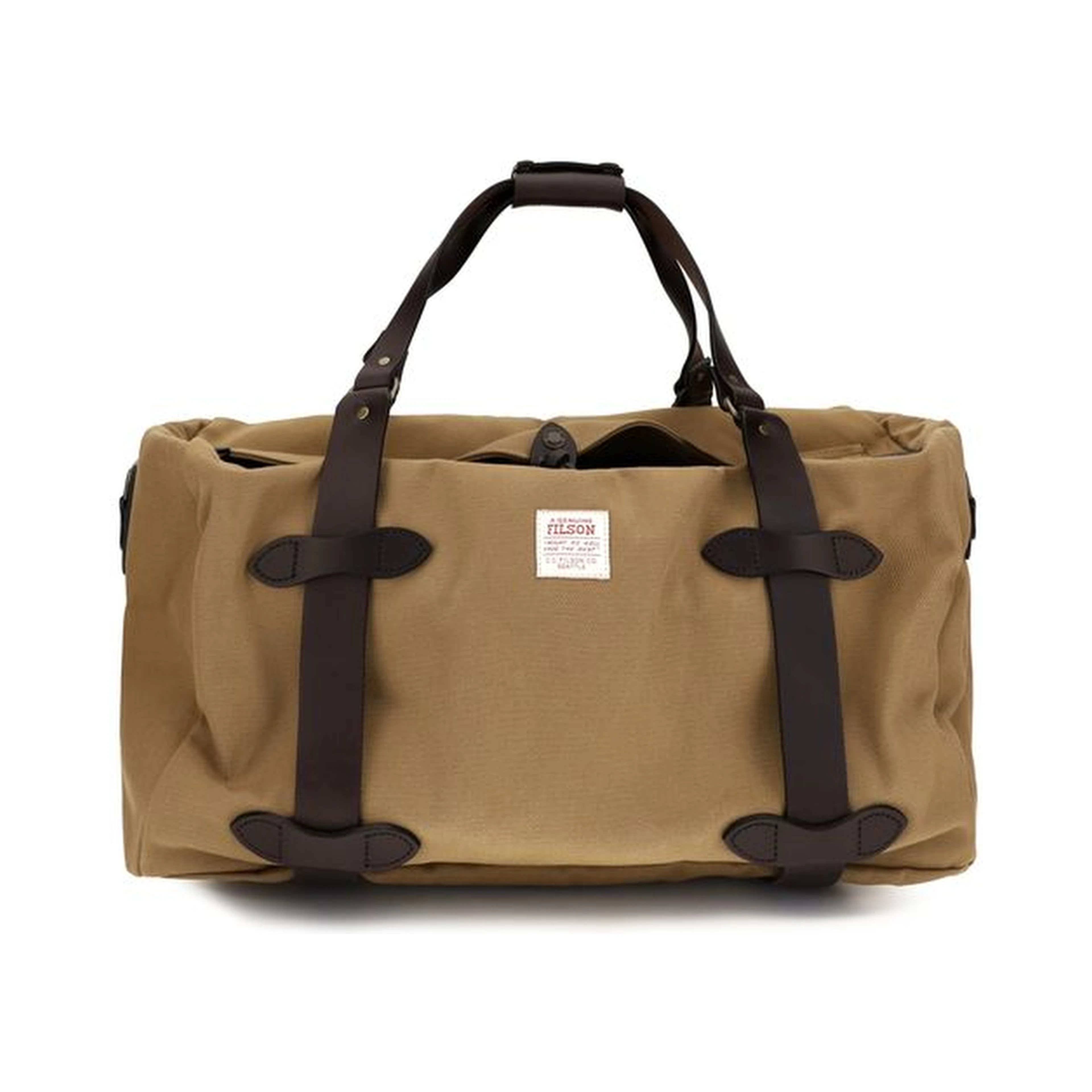 Beige Cotton Shoulder Bag