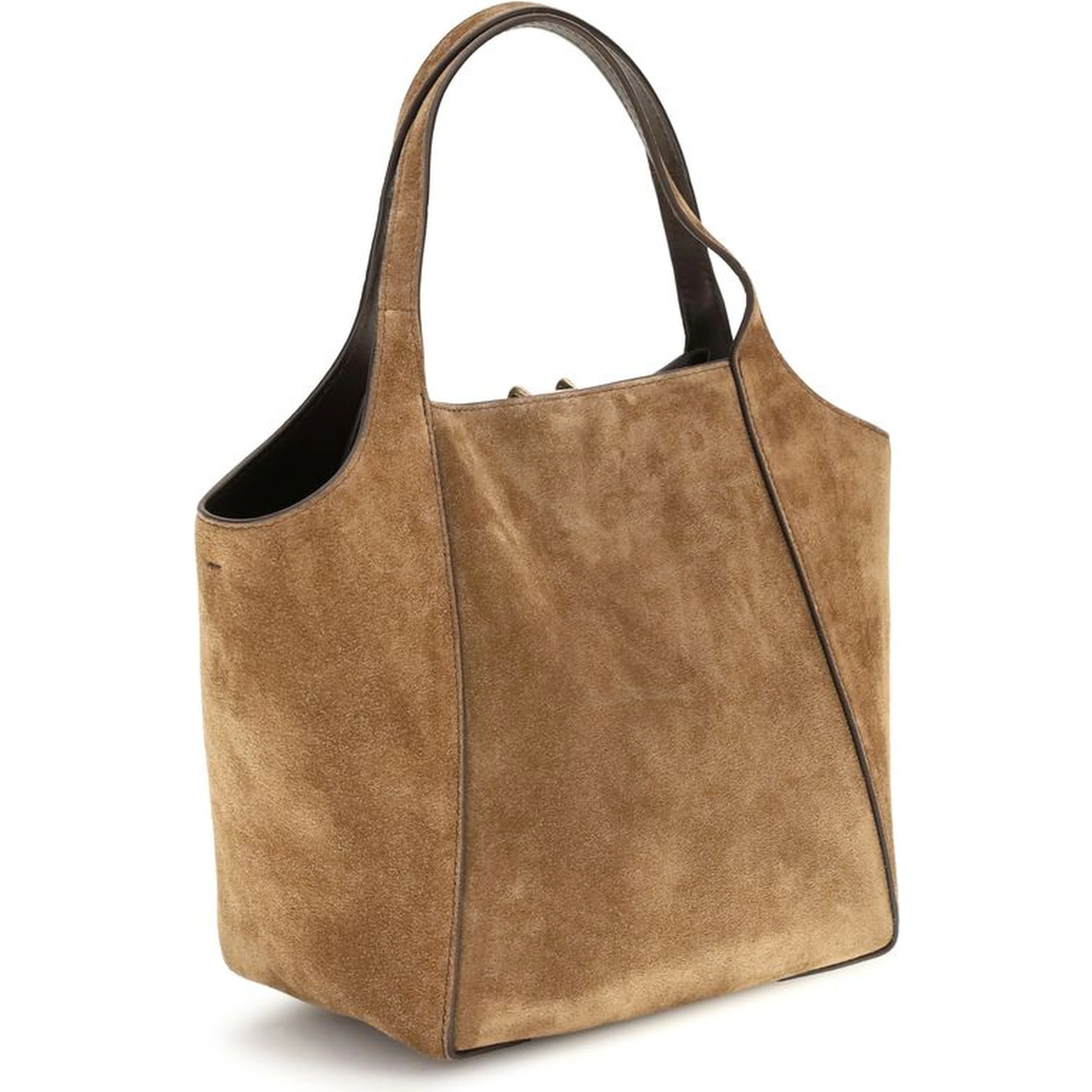 Beige Calf Leather Bos Taurus Shoulder Bag