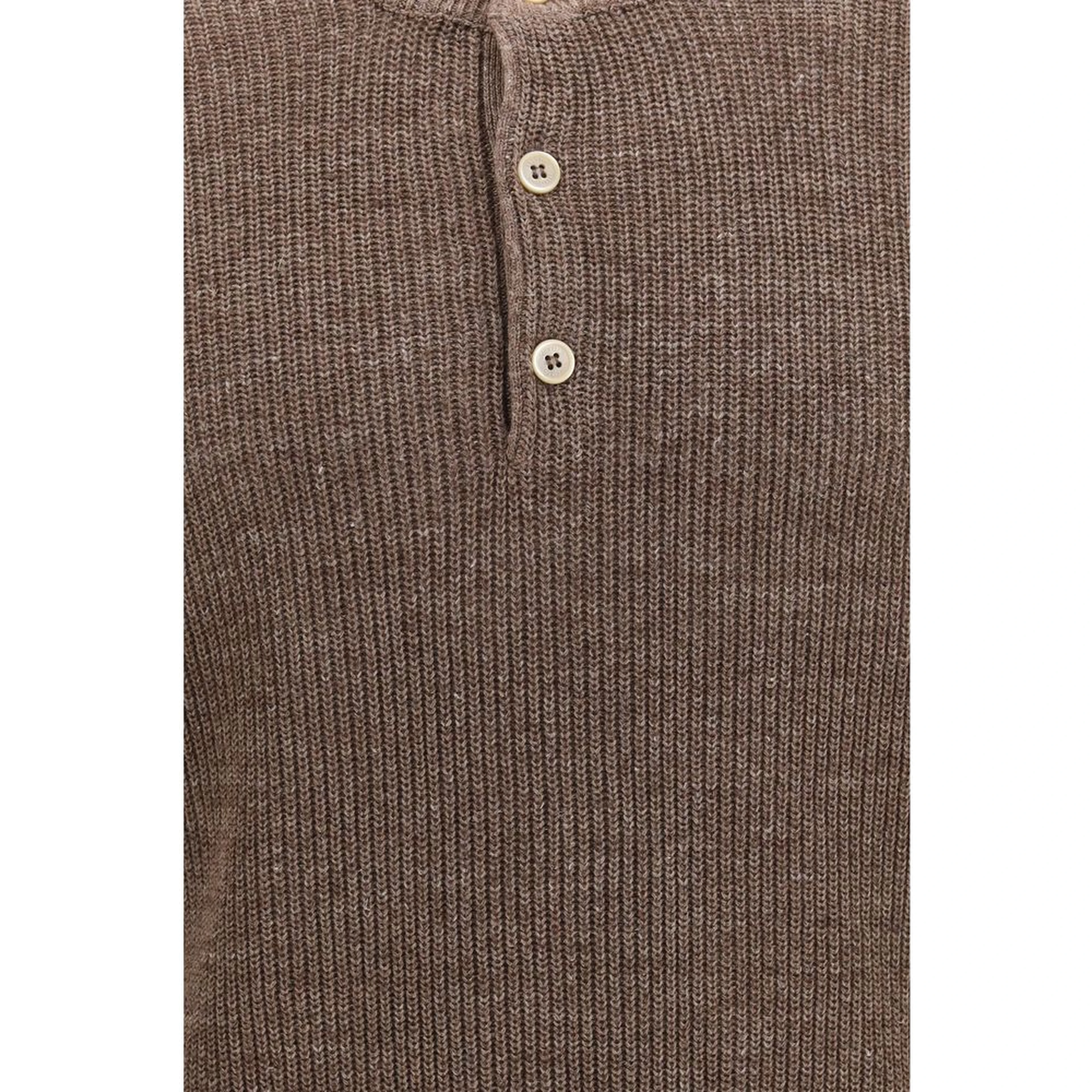 Brown Linen Sweatshirt