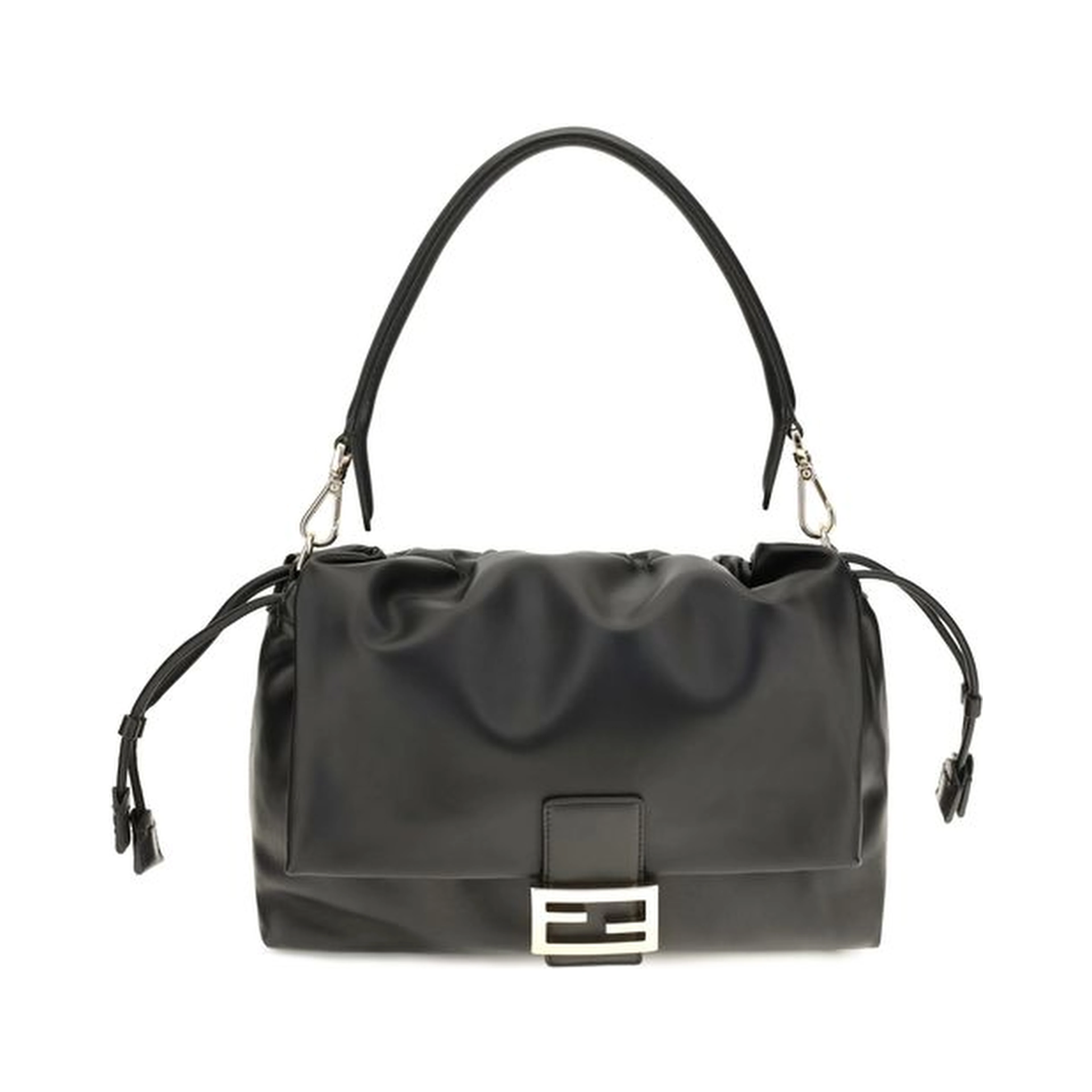 Black Calf Leather Bos Taurus Shoulder Bag