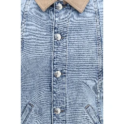 Blue Cotton Denim Jacket