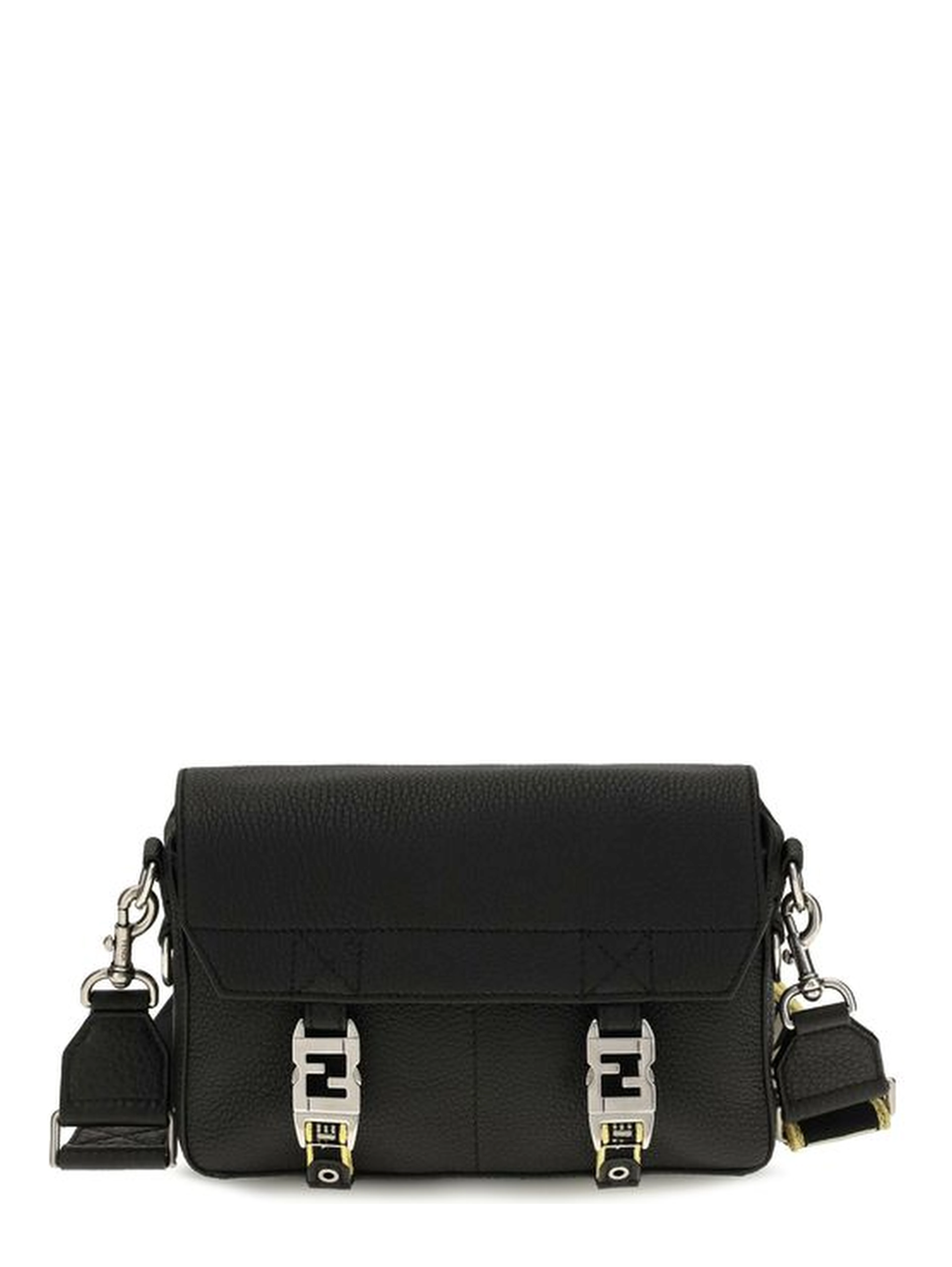 Black Calf Leather Bos Taurus Shoulder Bag