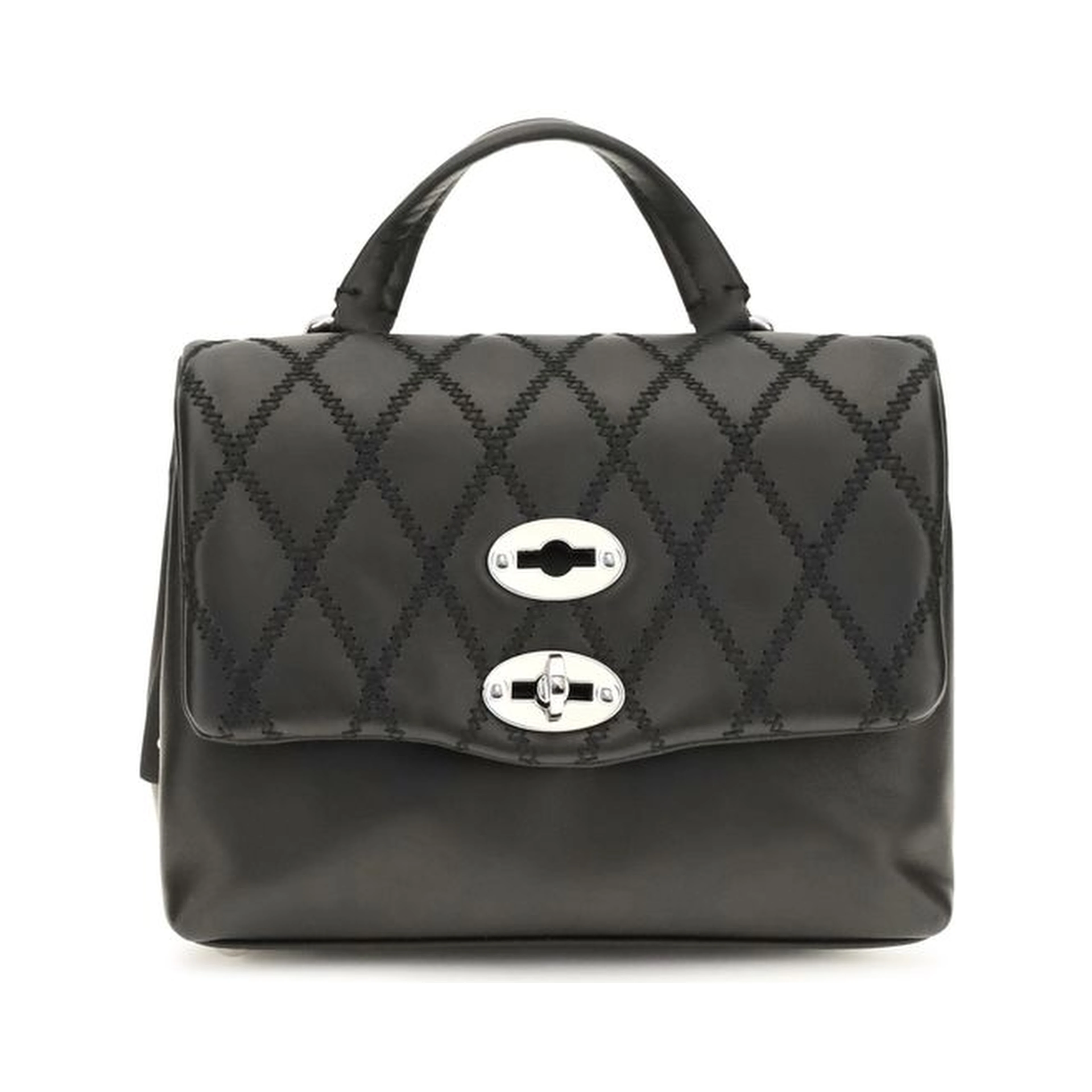 Black Calf Leather Bos Taurus Shoulder Bag