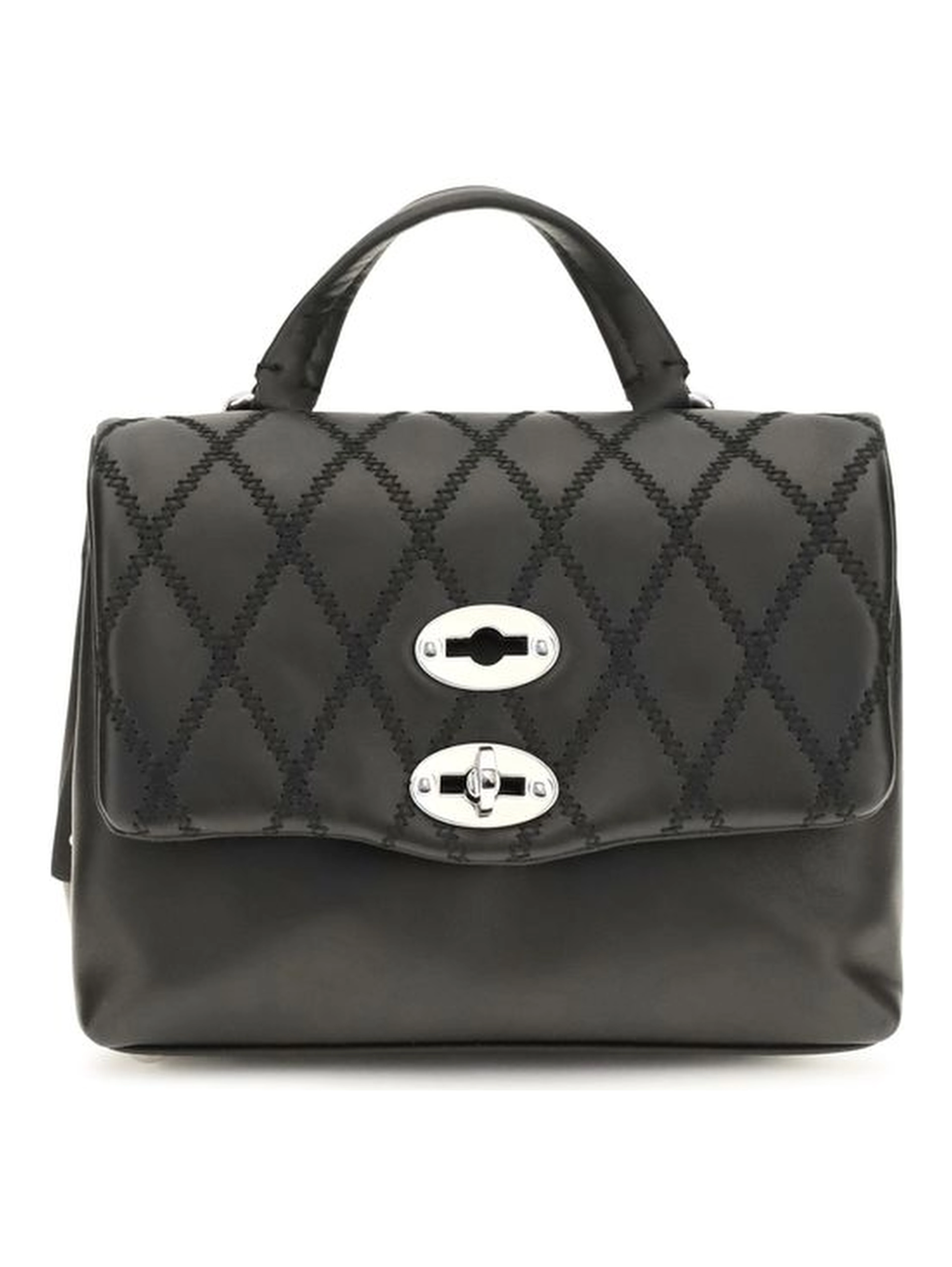 Black Calf Leather Bos Taurus Shoulder Bag