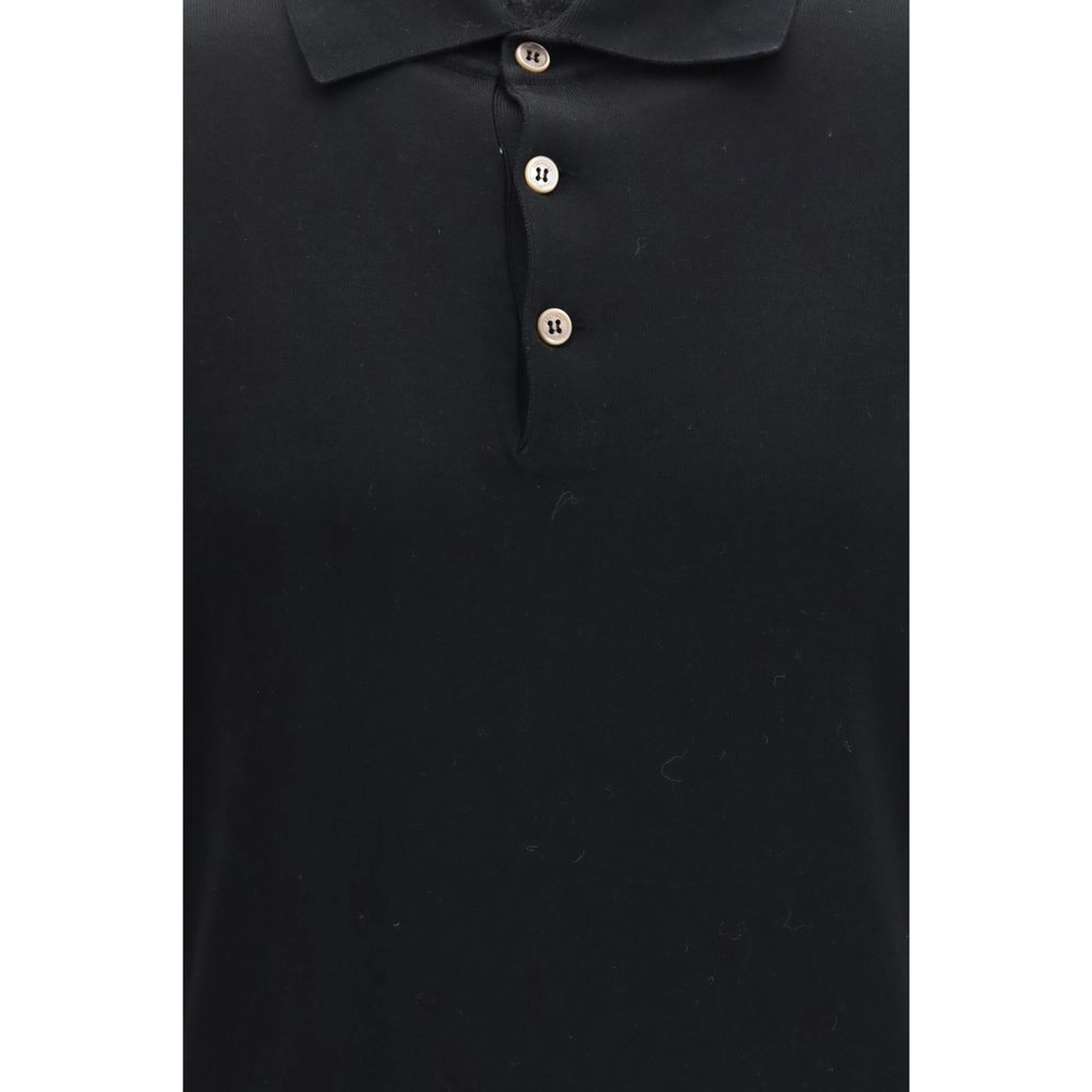 Black Cotton Long Sleeve T-Shirt