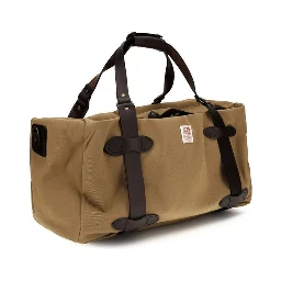 Beige Cotton Shoulder Bag