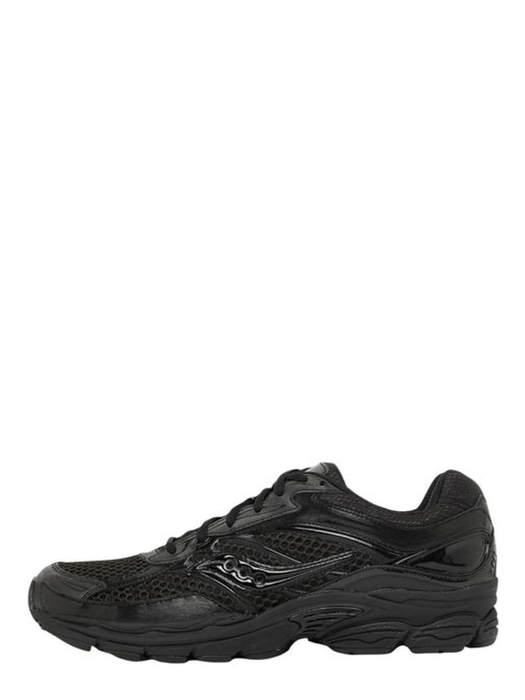 Black Synthetic Athletic Sneakers