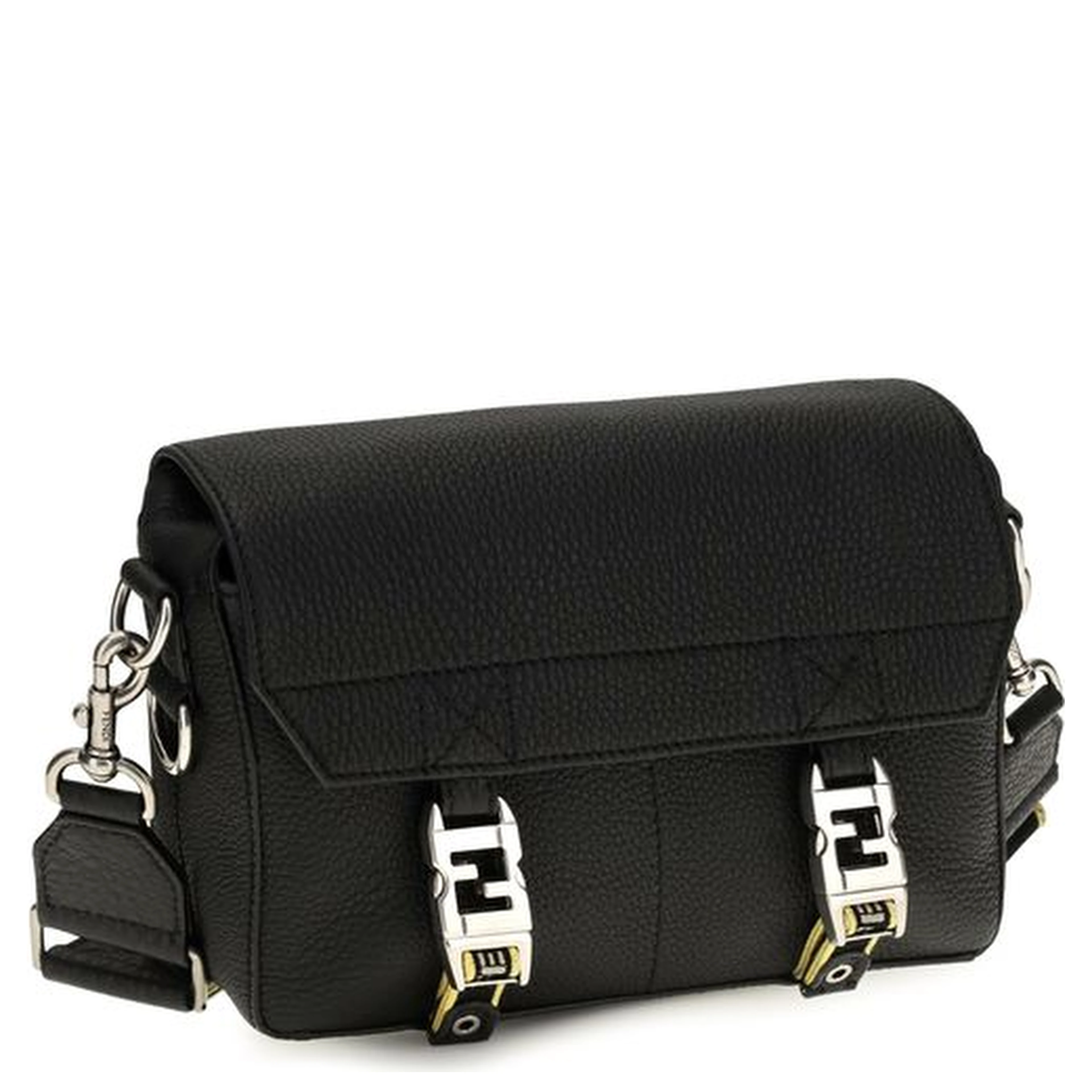 Black Calf Leather Bos Taurus Shoulder Bag