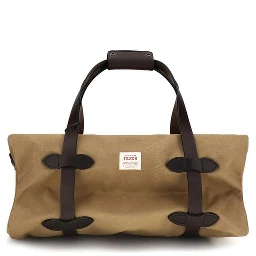 Beige Cotton Shoulder Bag