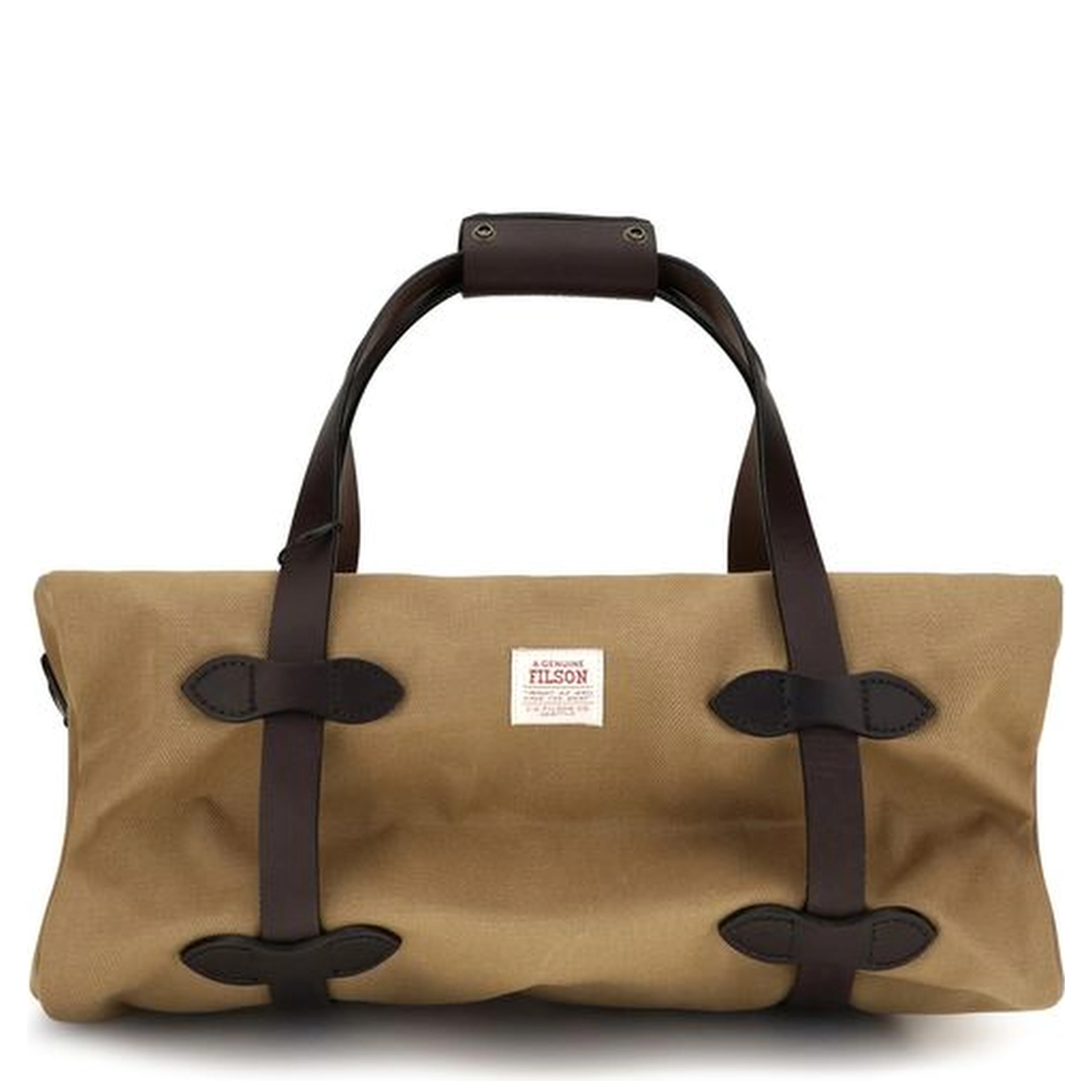 Beige Cotton Shoulder Bag