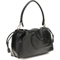 Black Calf Leather Bos Taurus Shoulder Bag