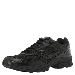 Black Synthetic Athletic Sneakers