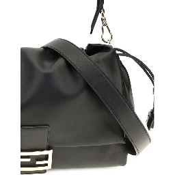 Black Calf Leather Bos Taurus Shoulder Bag