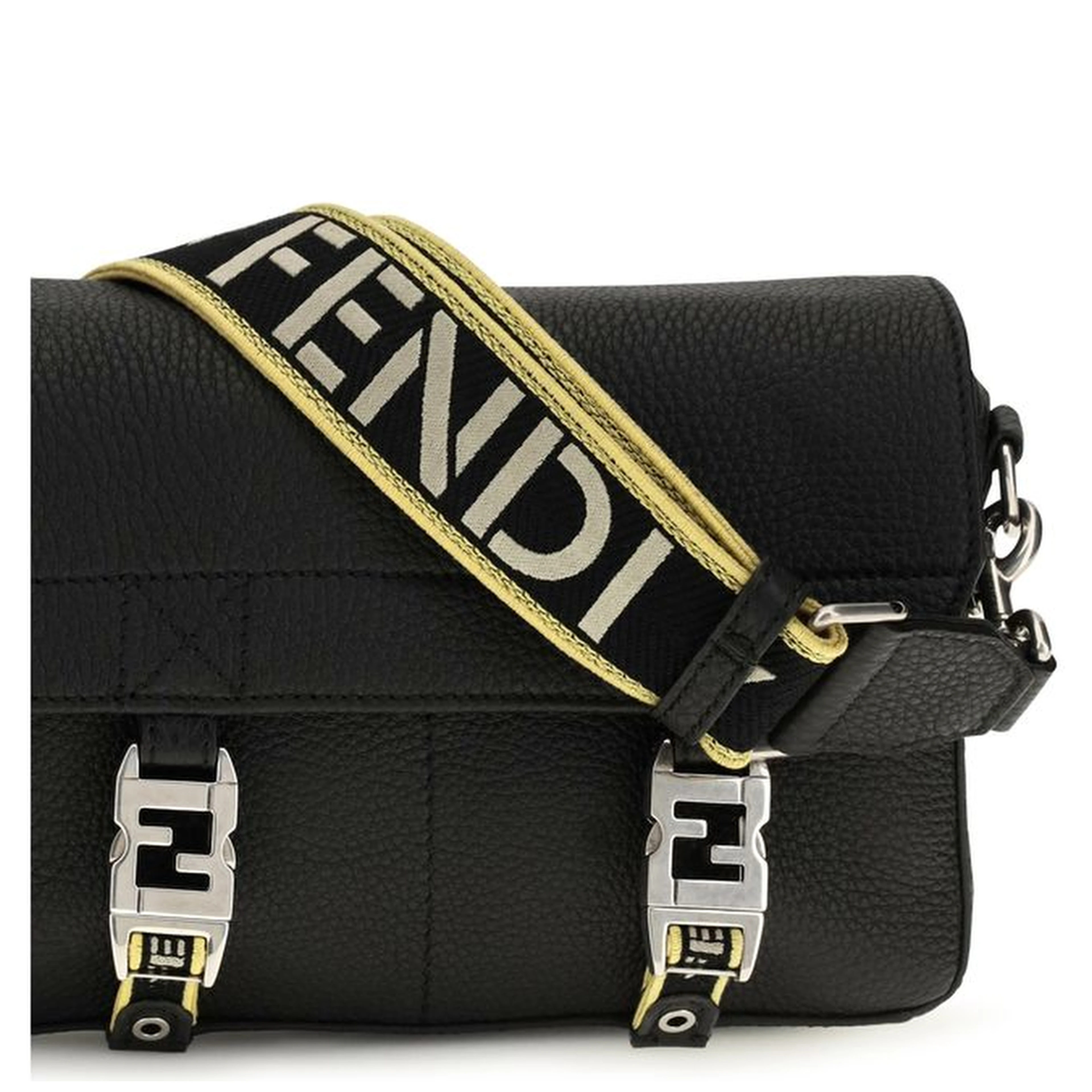 Black Calf Leather Bos Taurus Shoulder Bag